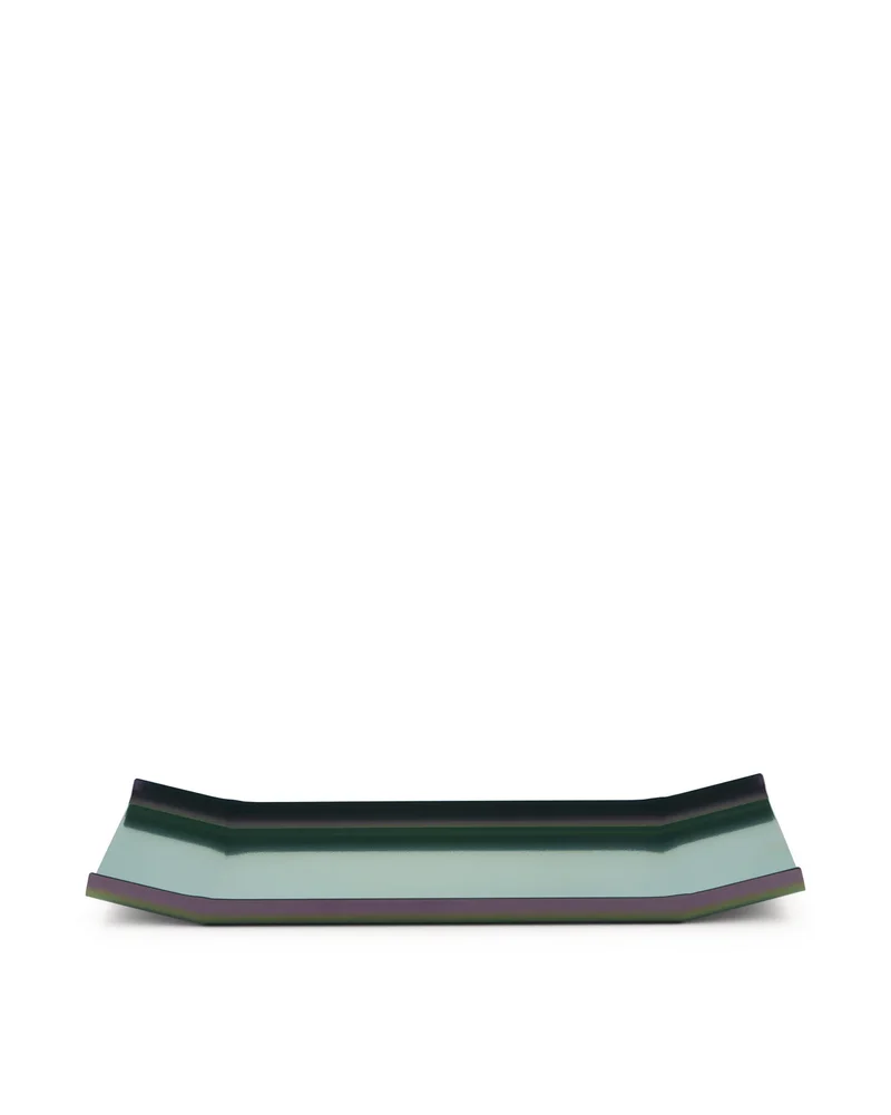 Arran - vassoio rettangolare - colore green - purple