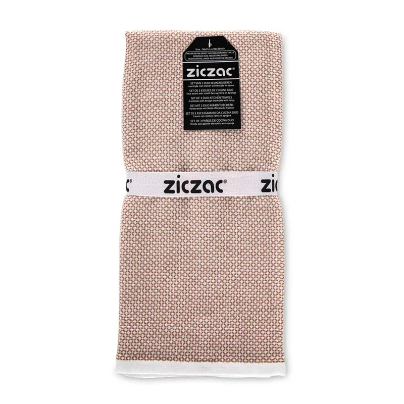 Set 3 Pezzi Strofinaccio "Culinary Duo Leno"