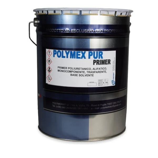 Primer monocomponente, trasparente, poliuretanico, alifatico, base solvente
