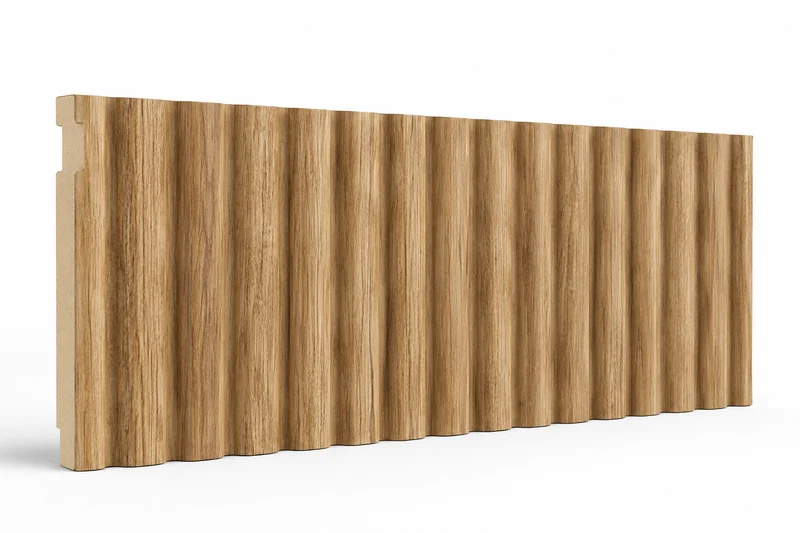 Pannelli Cannettato in MDF Doghe Grezze 2,80 mt x 10 cm