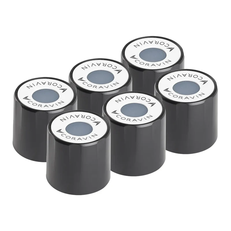 Tappo a vite "Coravin®", confezione 6 pezzi cm Ø3x3,3