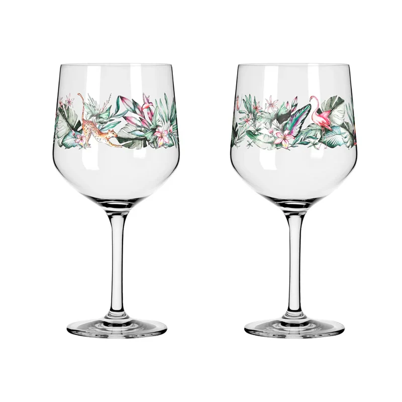 SET 2 Bicchieri Gin Tonic "Schattenfauna " - 72 cl