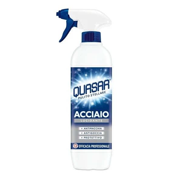 Quasar Detergente acciaio spray