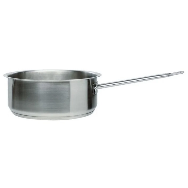 Casseruola bassa per induzione con 1 manico inox 18/10 Ø cm 24