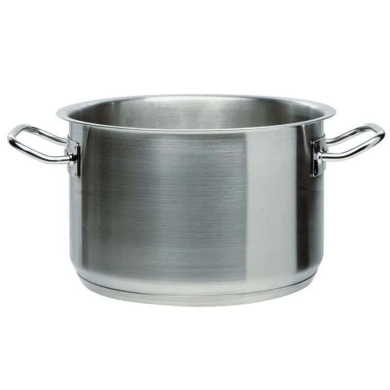 Ilsa Casseruola alta per induzione con2 maniglie acciaio inox 18/10 Ø cm 24