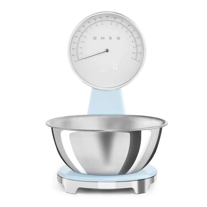 Bilancia da cucina - analogica e digitale / Azzurro, Lucido
