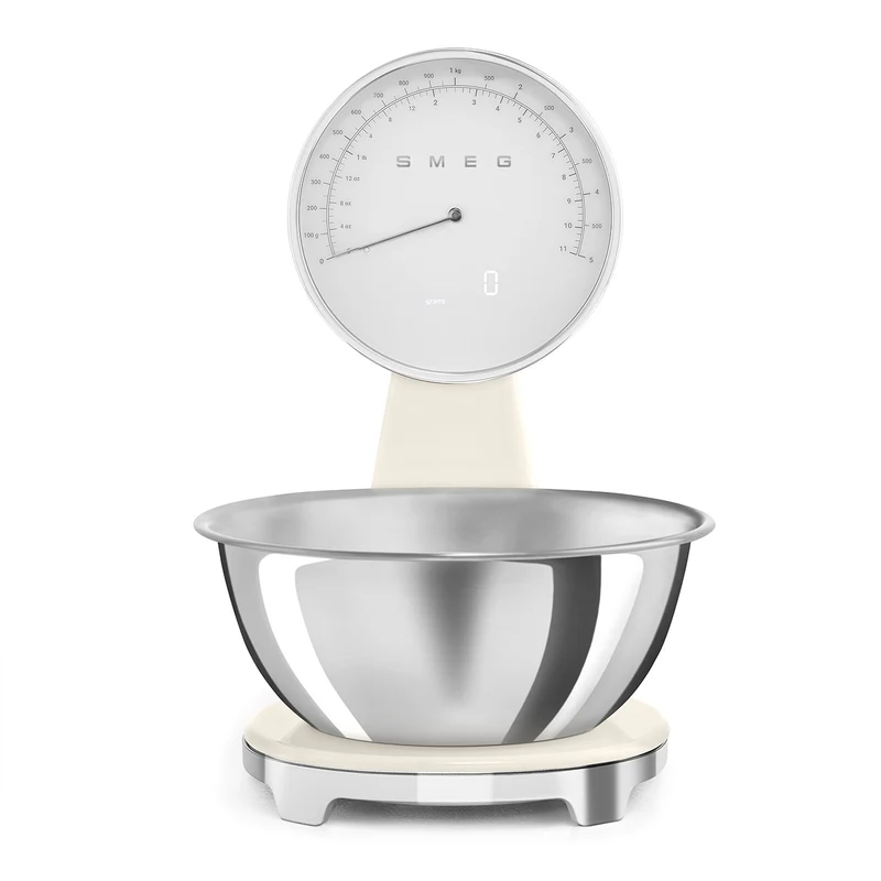 Bilancia da cucina - analogica e digitale / Panna, Lucido