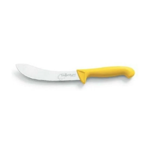 Coltello tridentum new line scuoiare cm.18 giallo