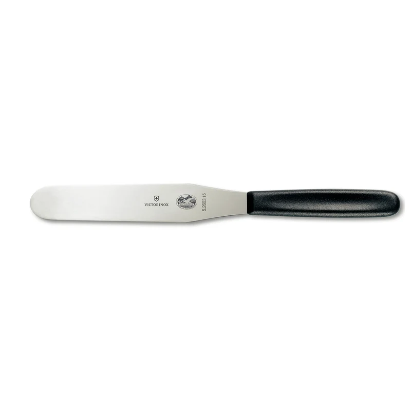 Spatola Flessibile - manico nero / 15cm