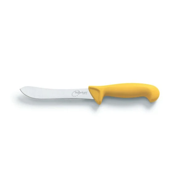 Coltello tridentum new line pelare cm.18 giallo