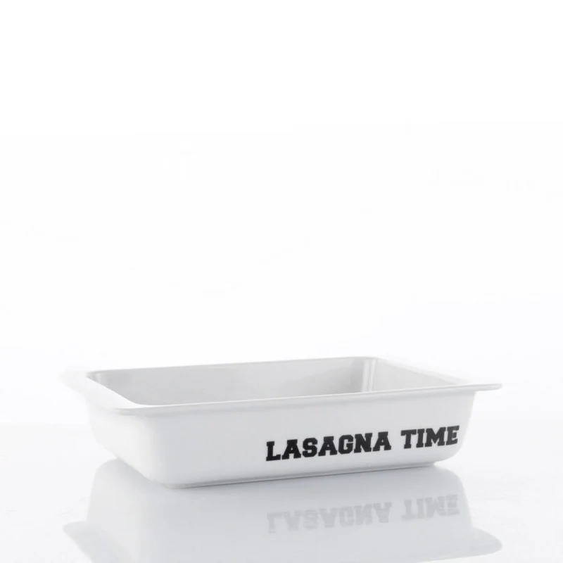Pirofila Rettangolare " Lasagna time " - 26 cm
