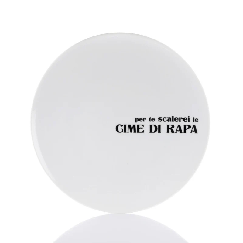 Piatto Piano " Per te scalerei le Cime Di Rapa" - 28,5 cm
