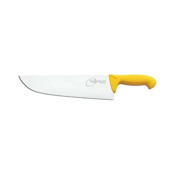 Coltello tridentum new line mezzo colpo cm.29 mm.5 giallo
