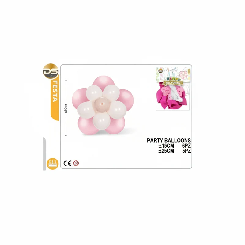 Dz Party Palloncino 25Cm 6Pz 12Cm 5Pz