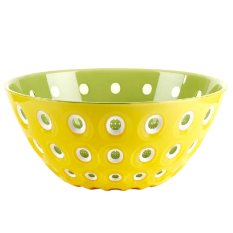 Le Murrine Contenitore - 25 cm Saffron yellow/ White/ Green