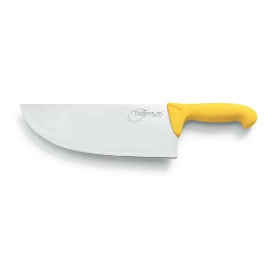 Coltello tridentum new line colpo cm.28 mm.5 giallo