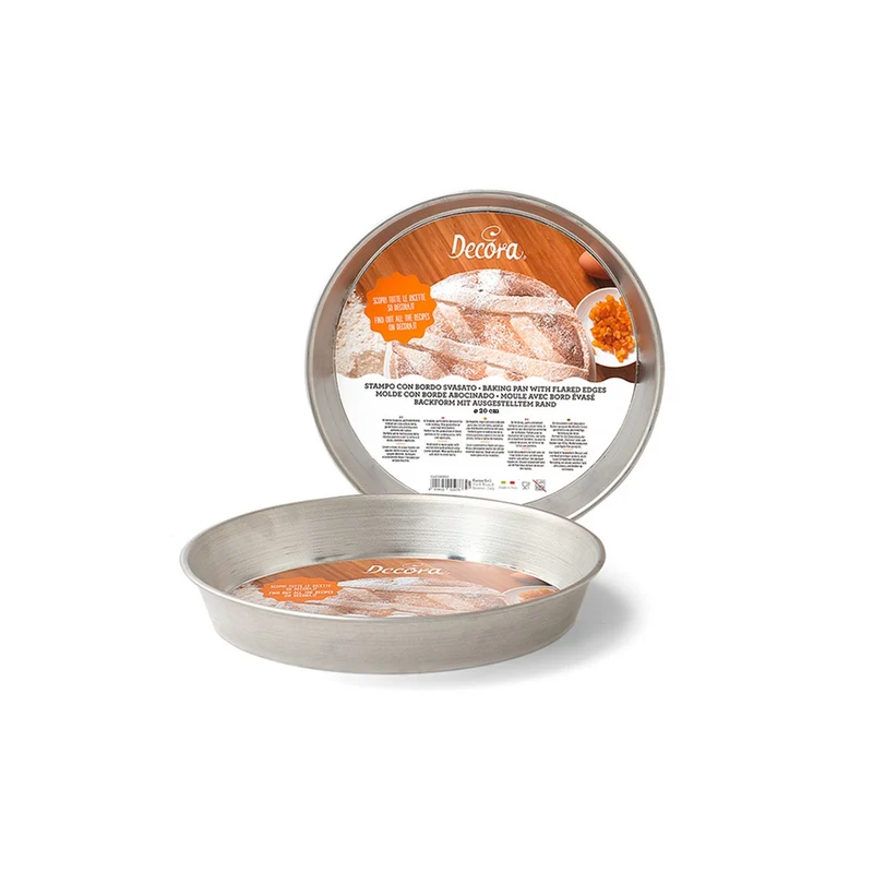 Stampi bordo svasato per pastiera e pizza 20XH4 CM