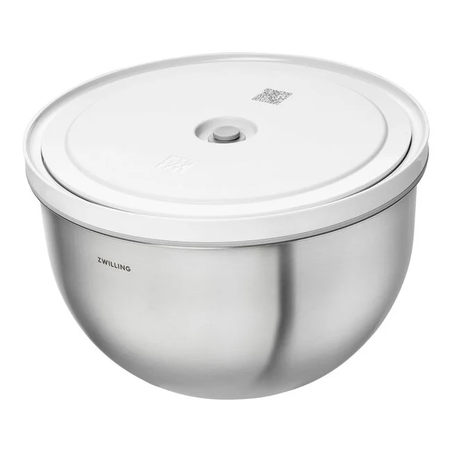 Ciotola sottovuoto - L / 24 cm, acciaio inox, argento