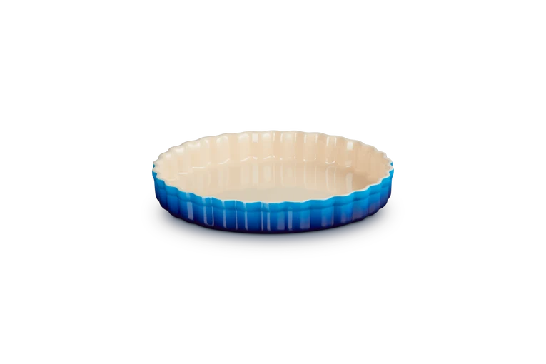 Tortiera rotonda in gres vetrificato - 24 cm, 1.4L Azure