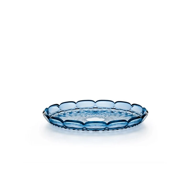 VASSOIO TONDO GRANDE "VANITY" - Sky blue