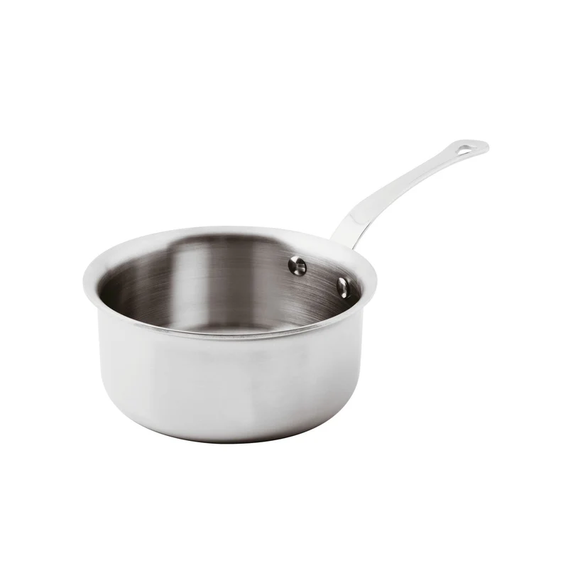 Casseruola alta 1 manico Acciaio inox, Alluminio - diametro 16 cm - h 8 cm