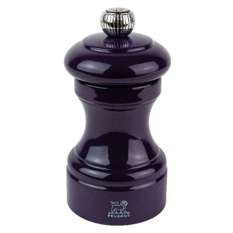 "Bistro" Macinapepe in Legno Smaltato - 10 cm / Purple