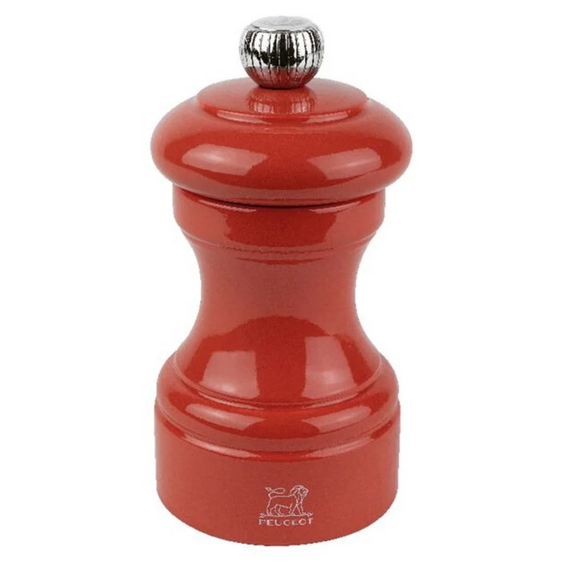 "Bistro" Macinapepe in Legno Smaltato - 10 cm / Coral