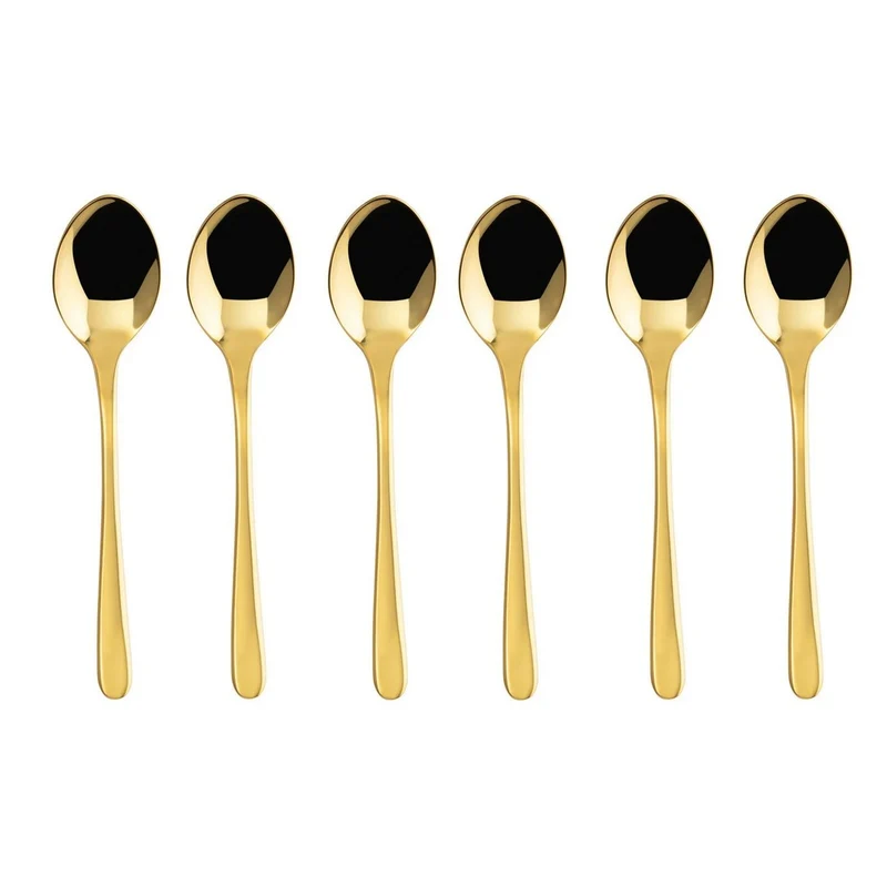 TASTE Set 6 Cucchiaini Caffè Espresso Gold