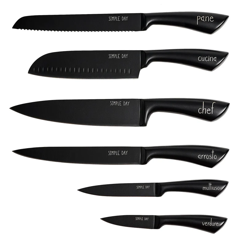 Set 6 coltelli da cucina