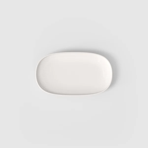 AFINA Vassoio da portata - Bianco, Premium Porcelain