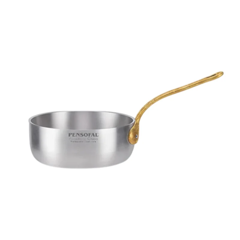 Pensofal Padella mini con manico in fusione di ottone - 14 cm