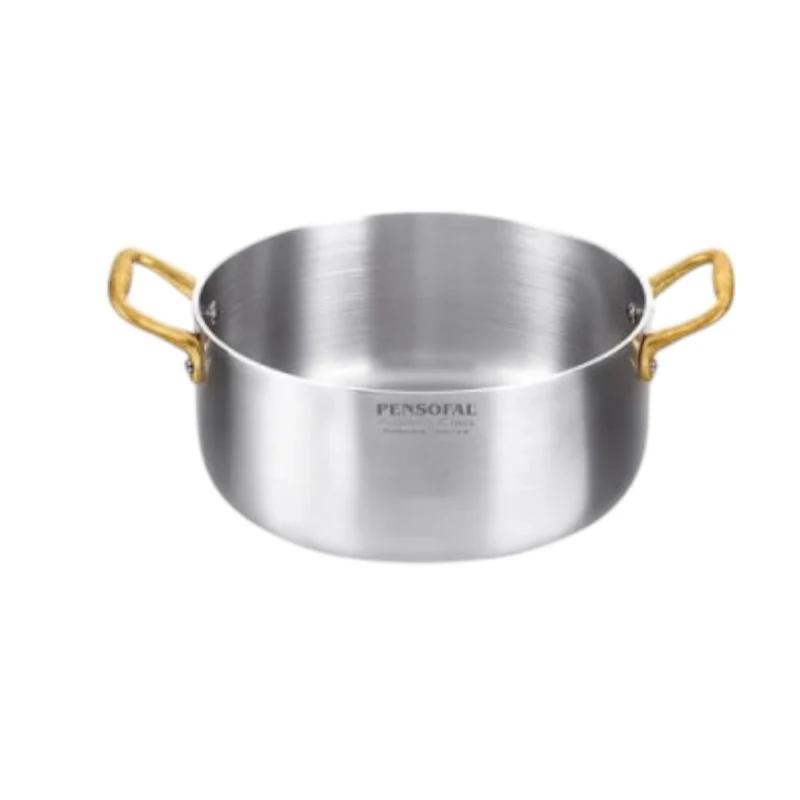 Pensofal Casseruola con due maniglie in fusione di ottone - 20 cm