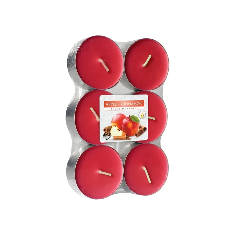 Bispol® Tealights Maxi 6Pz Mela&Cannella