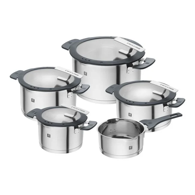 Zwilling - Simplify Set di pentole, 5-pz., acciaio inox