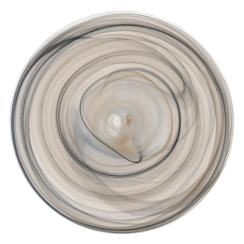 Leonardo piatto alabastro in vetro beige - 25 cm