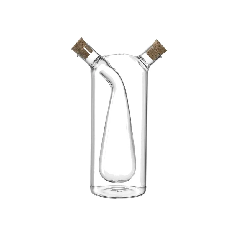 Leonardo Bottiglia per aceto e olio 2in1, bottiglia dosatrice, 18,5 cm