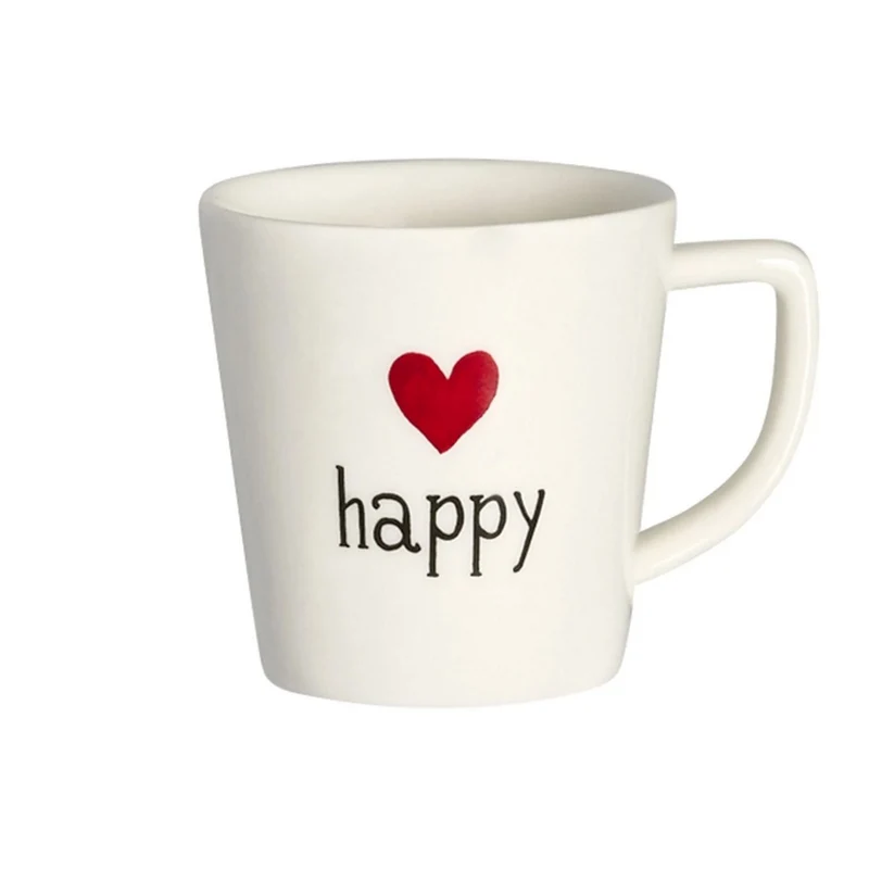 SET 2 tazzine espresso " Happy "