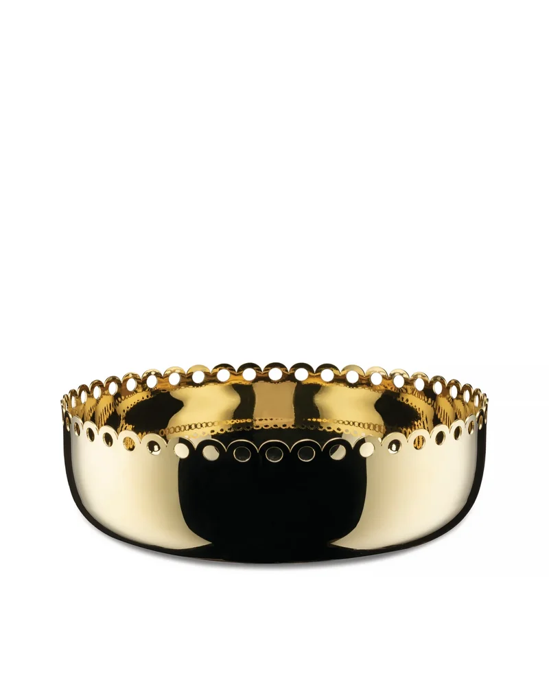 Edges - cestino colore ottone
