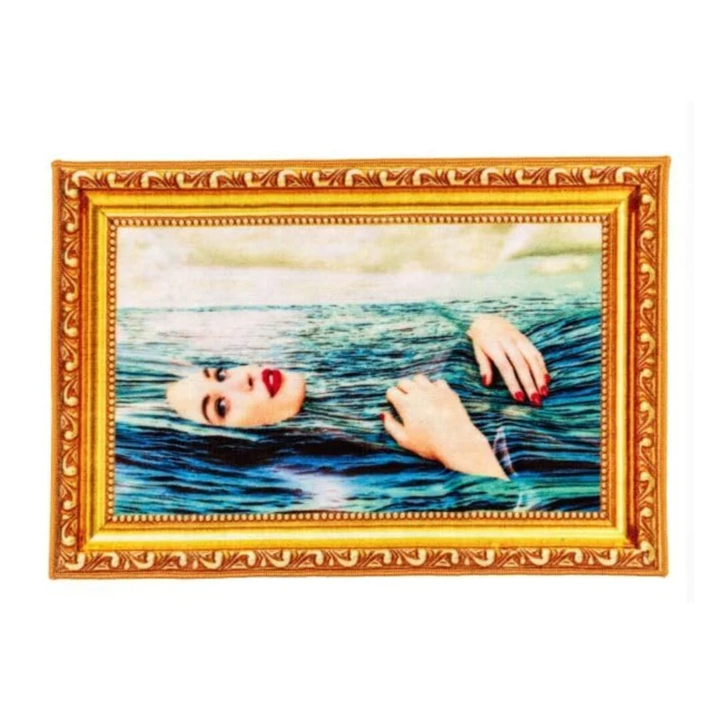 TAPPETO BAGNO "TOILETPAPER HOME" CM 60 90 - SEA GIRL