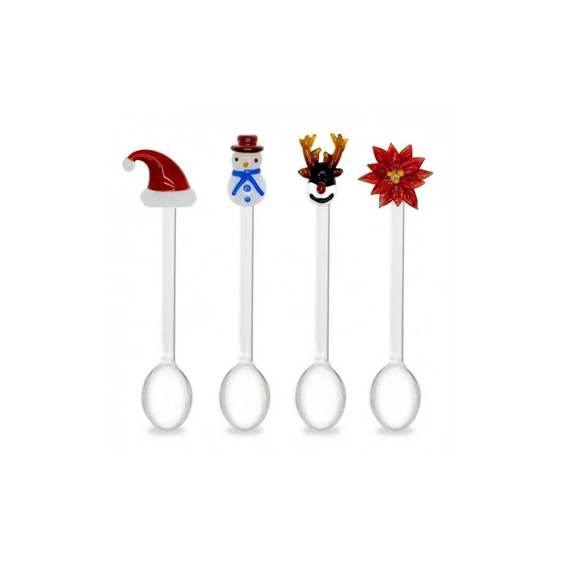 Set 4 cucchiaini / Decoro Natalizio