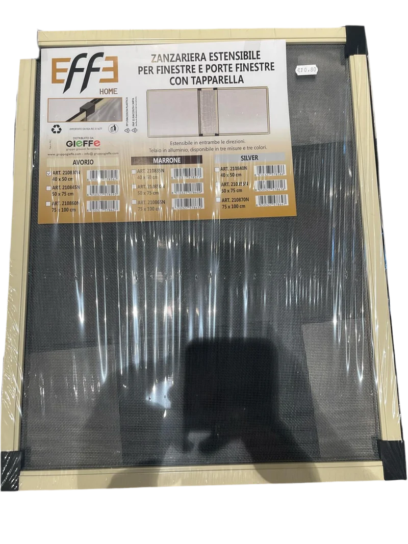 Effe Home - Zanzariera Estensibile - per finestre e porte finestre con Tapparelle