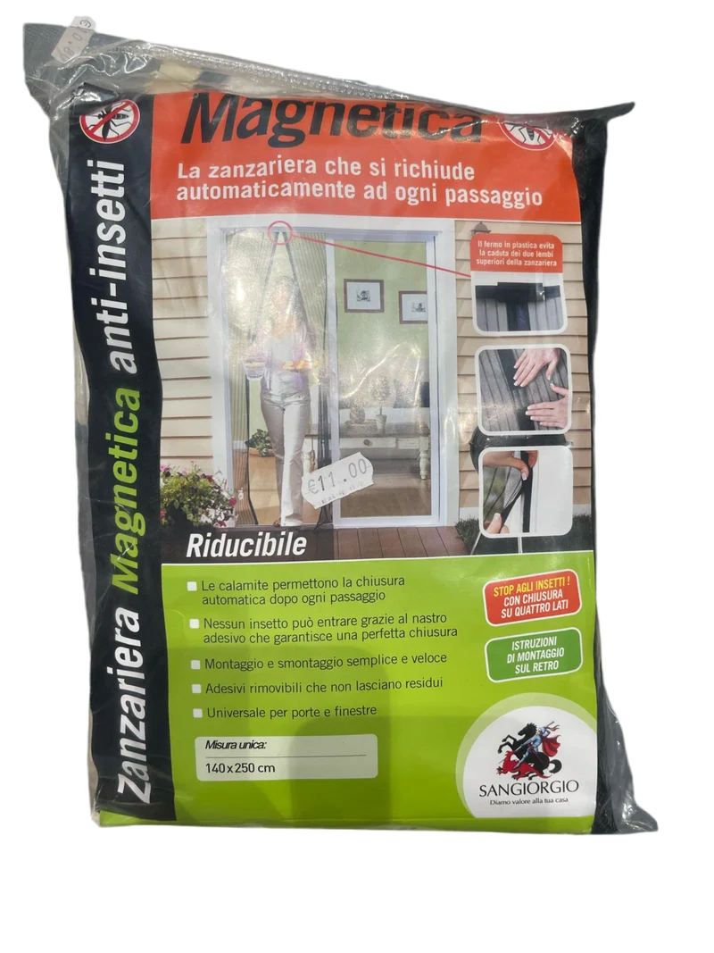Zanzariera Magnetica anti-insetti - 140X250 cm (misura unica)