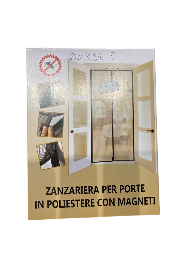 Zanzariera per porte in Poliestere con magneti - 100X220 cm