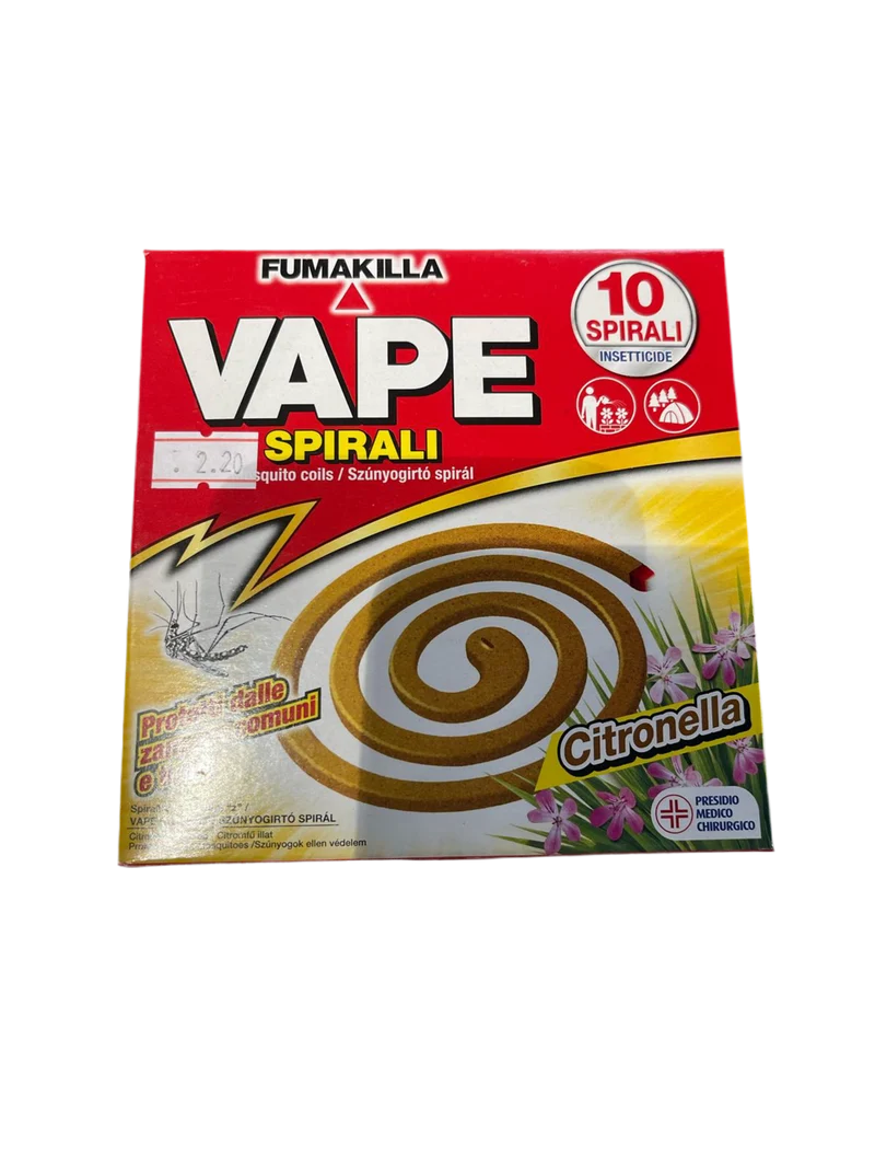 VAPE - spirali assortite profumate