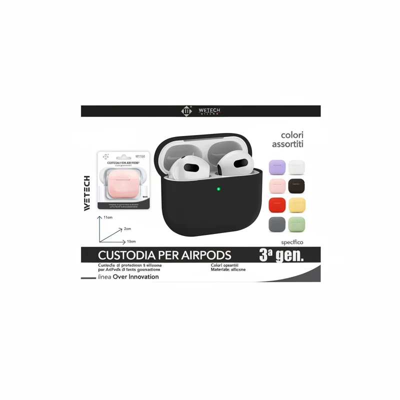 Wetech Custodia In Silicone Per Air Pods 3