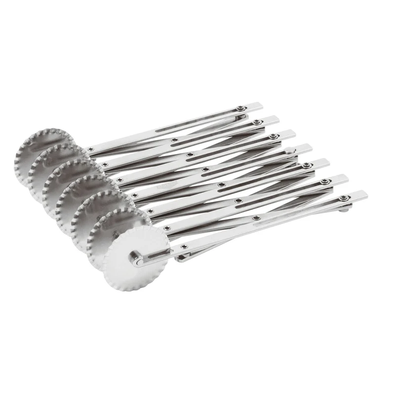 Rullo tagliapasta estensibile in Acciaio inox - Ø 6 cm