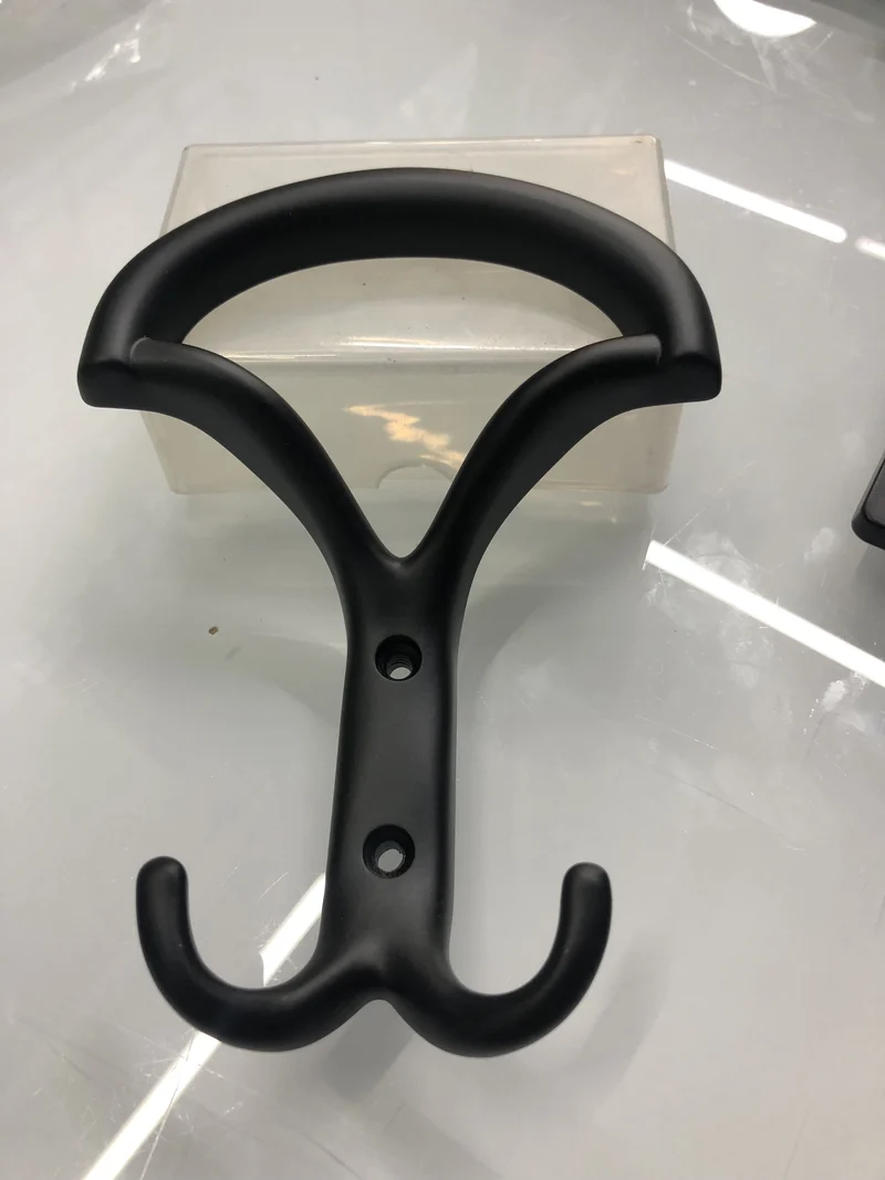 PORTABITO METALLO NERO OPACO 1080