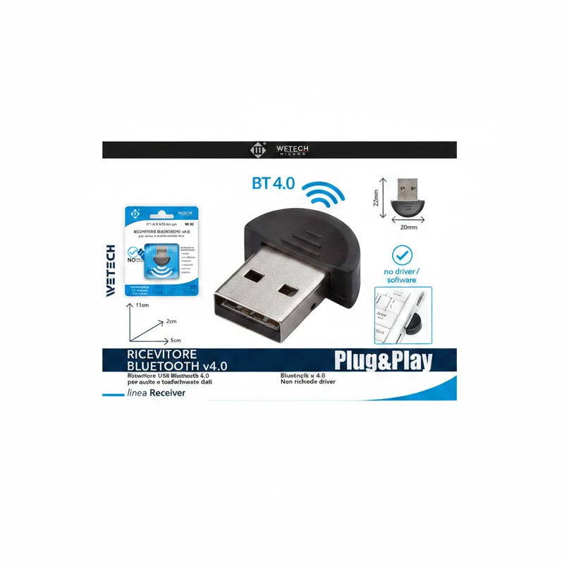 Wetech Ricevitore Bluetooth V4.0