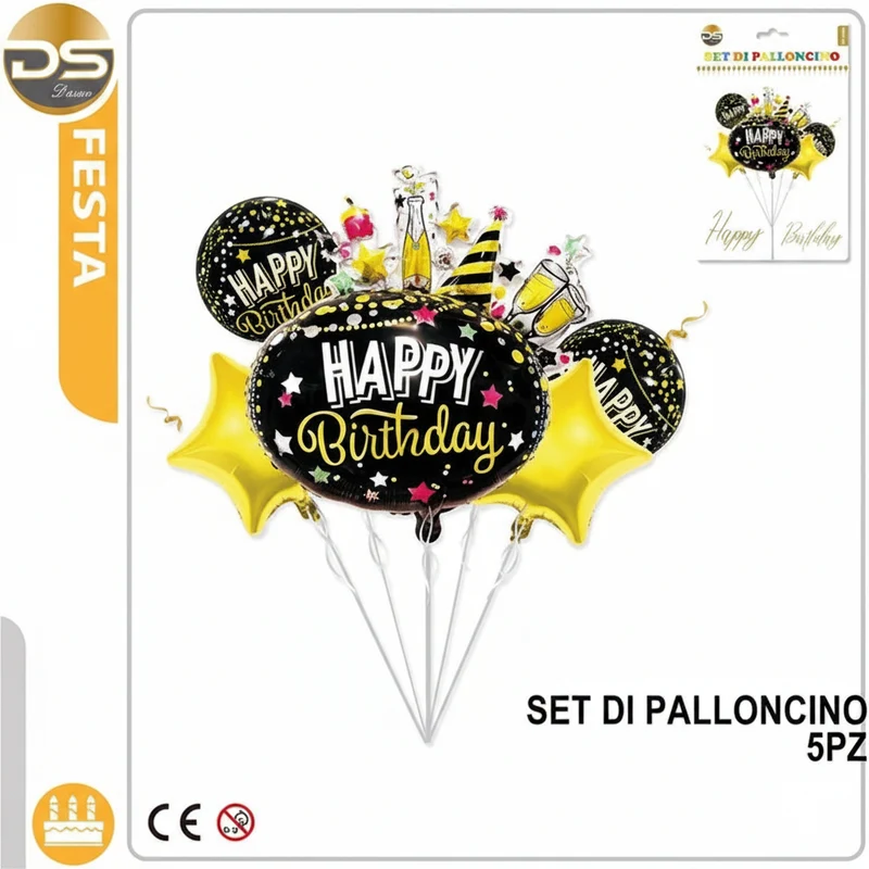 Dz Party Balloons Happy+Stella