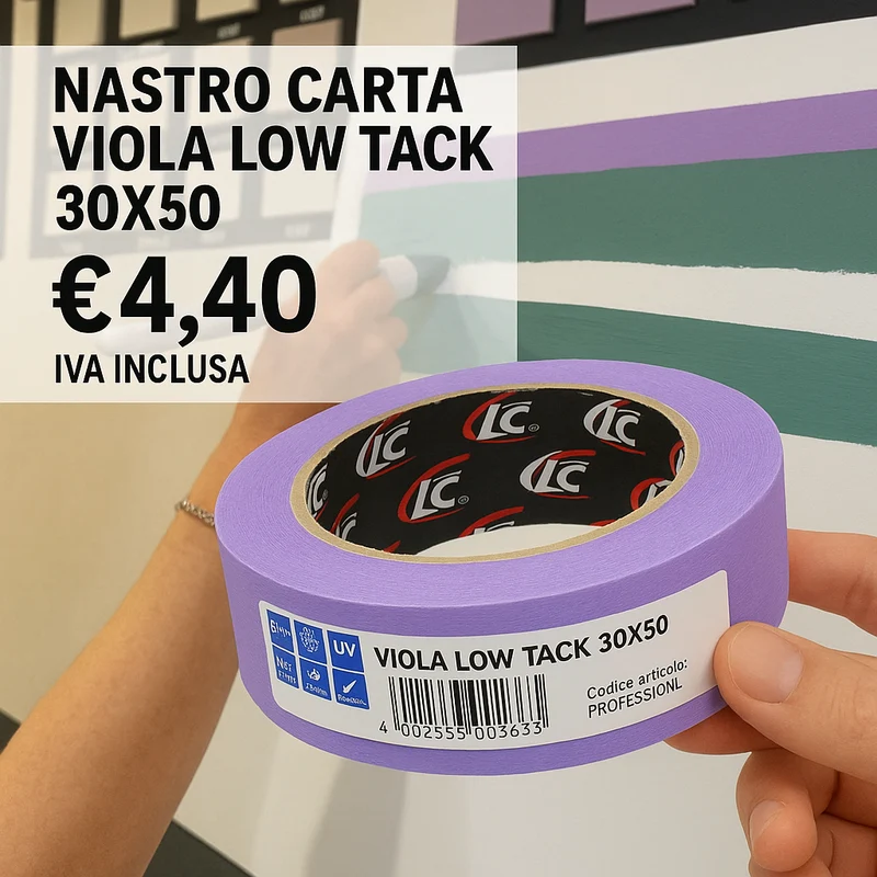 NASTRO TECNICO IN CARTA VIOLA